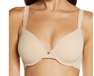 Natori bra 731080 Rose Dream Custom Coverage Underwire tan size 32D